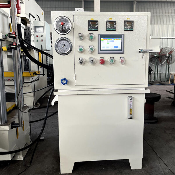 160-ton hydraulic vulcanizer for rubber and fiberglass