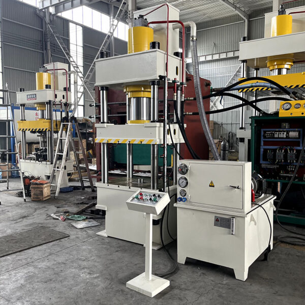 200-Ton-Hydraulic-Press-Metal-Sheet-Stretching-Dual-Cylinder-31.5x31.5-Inch-Table
